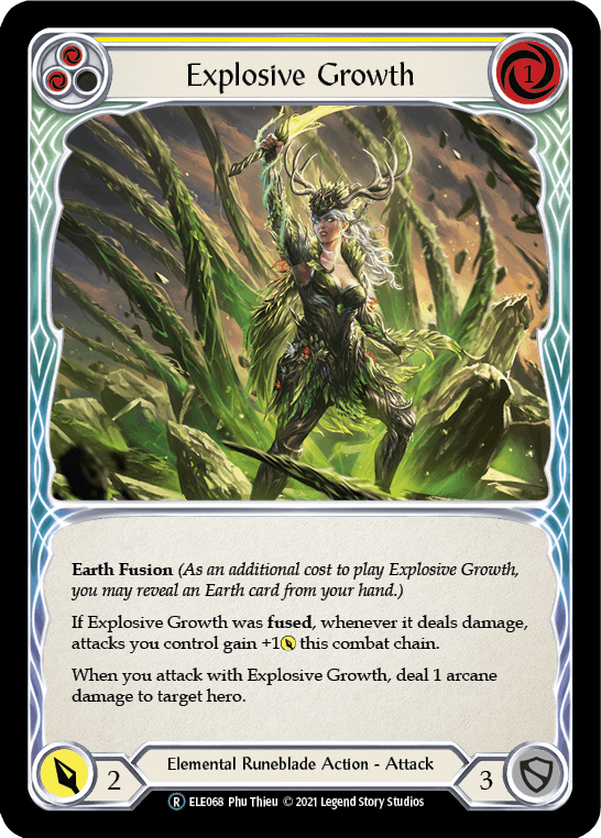 Explosive Growth (Yellow) [U-ELE068] (Tales of Aria Unlimited) Unlimited Normal - POKÉ JEUX