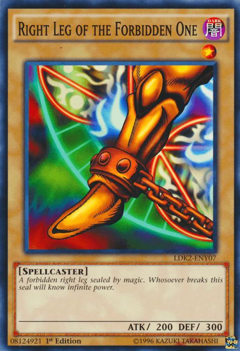Right Leg of the Forbidden One [LDK2-ENY07] Common - POKÉ JEUX
