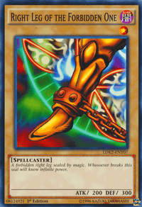 Right Leg of the Forbidden One [LDK2-ENY07] Common - POKÉ JEUX