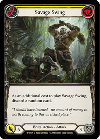Savage Swing (Yellow) [WTR021-C] (Welcome to Rathe) Alpha Print Normal - POKÉ JEUX