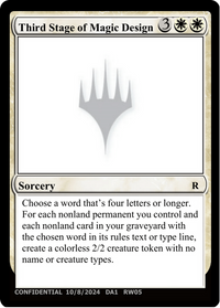 Third Stage of Magic Design [Mystery Booster 2 Playtest Cards]
