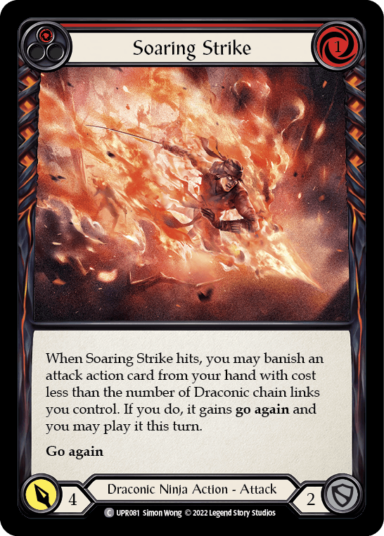 Soaring Strike (Red) [UPR081] (Uprising) Rainbow Foil - POKÉ JEUX