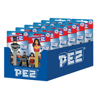PEZ - DC - JUSTICE LEAGUE  (PDQ) ASST — LOT × 12 (Special Order)