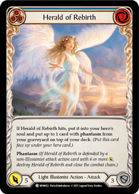 Herald of Rebirth (Blue) [MON022-RF] (Monarch) 1st Edition Rainbow Foil - POKÉ JEUX