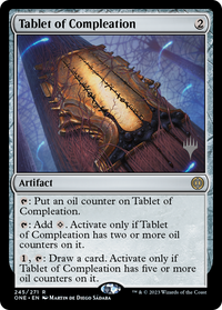 Tablette de complétion (Pack promotionnel) [Phyrexia : All Will Be One Promos] 