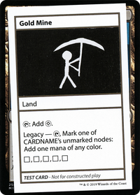 Gold Mine (2021 Edition) [Mystery Booster Playtest Cards]