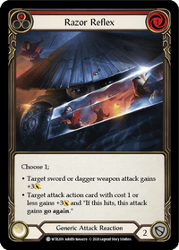 Razor Reflex (Red) [U-WTR209] (Welcome to Rathe Unlimited) Unlimited Rainbow Foil - POKÉ JEUX