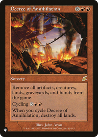 Decree of Annihilation [The List]