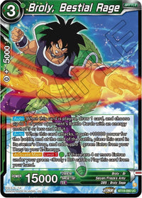 Broly, Bestial Rage (BT19-090) [Fighter's Ambition] - POKÉ JEUX