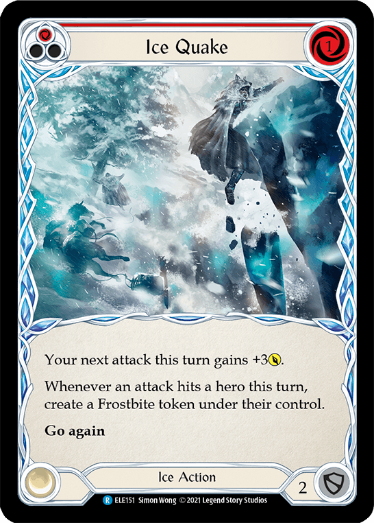 Ice Quake (Red) [ELE151] (Tales of Aria) 1st Edition Normal - POKÉ JEUX