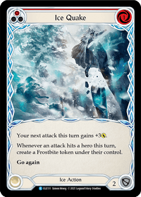 Ice Quake (Red) [ELE151] (Tales of Aria) 1st Edition Rainbow Foil - POKÉ JEUX