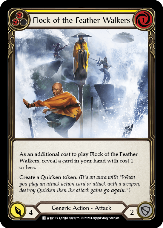 Flock of the Feather Walkers (Yellow) [U-WTR183] (Welcome to Rathe Unlimited) Unlimited Normal - POKÉ JEUX