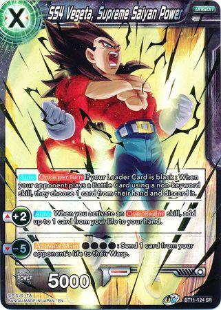 SS4 Vegeta, Supreme Saiyan Power (BT11-124) [Vermilion Bloodline] - POKÉ JEUX