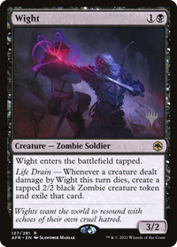Wight (Promo Pack) [Dungeons & Dragons: Adventures in the Forgotten Realms Promos]