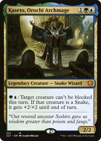 Kaseto, Orochi Archmage [Commander 2021]