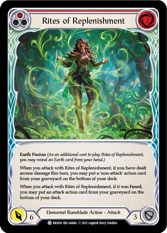 Rites of Replenishment (Red) [BRI010] (Tales of Aria Briar Blitz Deck) 1st Edition Normal - POKÉ JEUX