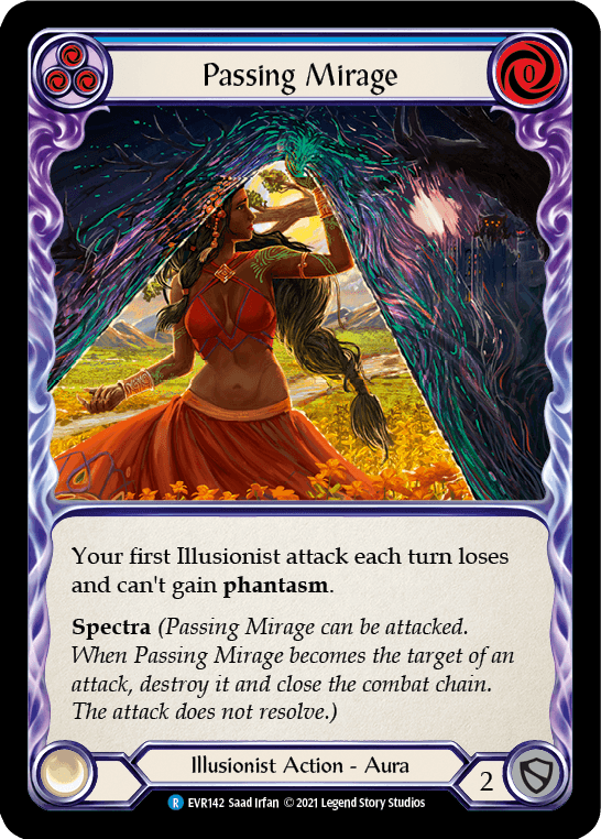Passing Mirage (Blue) [EVR142] (Everfest) 1st Edition Normal - POKÉ JEUX