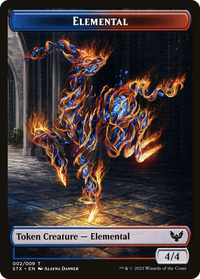 Elemental (TSTX-002) - Strixhaven: School of Mages Tokens Foil