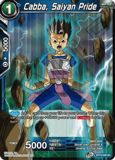 Cabba, Saiyan Pride (BT15-039) [Saiyan Showdown] - POKÉ JEUX