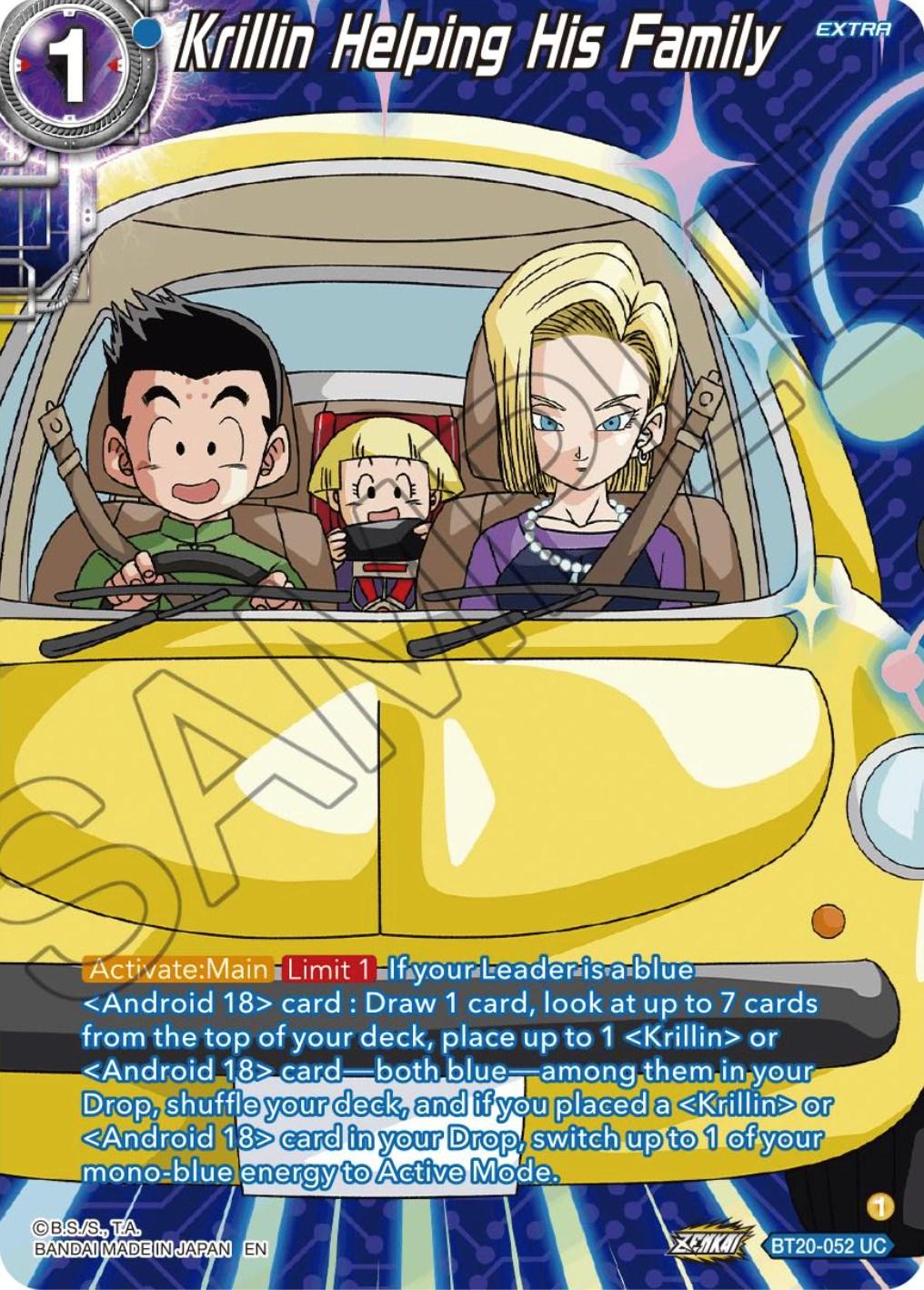 Krillin Helping His Family (Silver Foil) (BT20-052) [Power Absorbed] - POKÉ JEUX