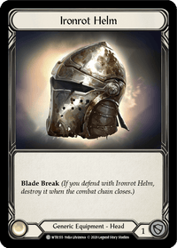 Ironrot Helm [U-WTR155] (Welcome to Rathe Unlimited) Unlimited Rainbow Foil - POKÉ JEUX