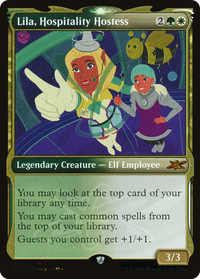 Lila, hôtesse d'accueil (vitrine) (Galaxy Foil) [Unfinity] 
