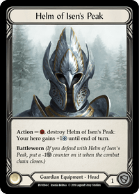 Helm of Isen's Peak [BVO004-C] (Bravo Hero Deck) 1st Edition Normal - POKÉ JEUX