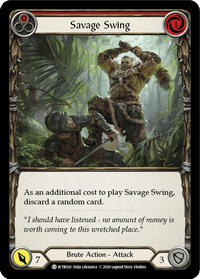 Savage Swing (Red) [U-WTR020] (Welcome to Rathe Unlimited) Unlimited Normal - POKÉ JEUX