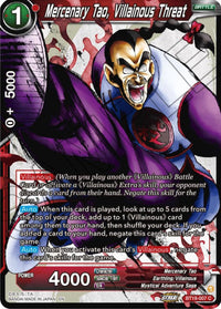 Mercenary Tao, Villainous Threat (BT19-007) [Fighter's Ambition] - POKÉ JEUX