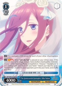 Les Quintuplés Quintessentiels, Miku Nakano (5HY/W83-E108 RR) [Les Quintuplés Quintessentiels] 