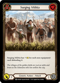 Surging Militia (Blue) [MON289] (Monarch) 1st Edition Normal - POKÉ JEUX