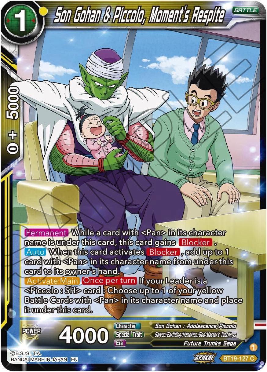 Son Gohan & Piccolo, Moment's Respite (BT19-127) [Fighter's Ambition] - POKÉ JEUX