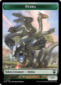 Hydra (Ripple Foil) // Boar Double-Sided Token [Modern Horizons 3 Commander Tokens] - POKÉ JEUX