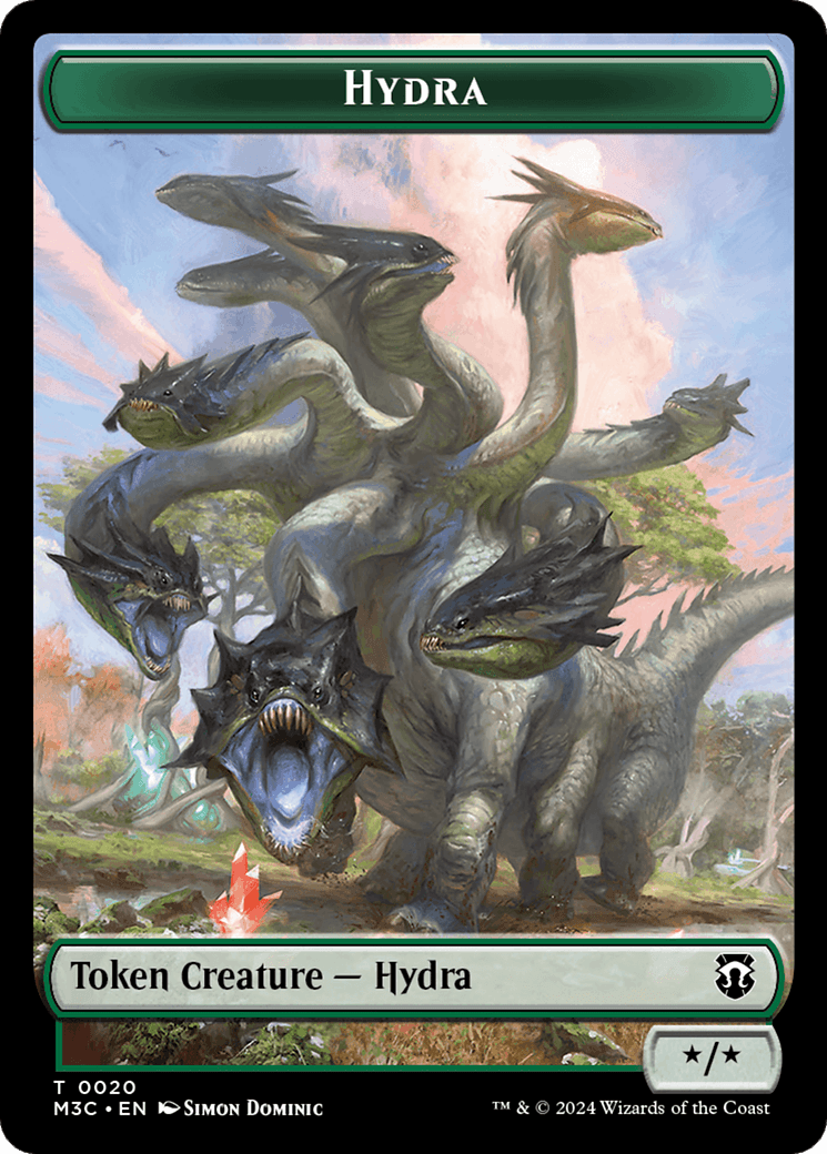 Hydra // Boar Double-Sided Token [Modern Horizons 3 Commander Tokens] - POKÉ JEUX