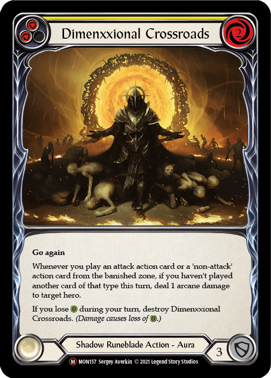 Dimenxxional Crossroads [U-MON157-RF] (Monarch Unlimited) Unlimited Rainbow Foil - POKÉ JEUX
