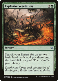 Explosive Vegetation [Dragons of Tarkir]