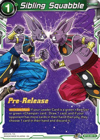 Sibling Squabble (BT16-067) [Realm of the Gods Prerelease Promos] - POKÉ JEUX