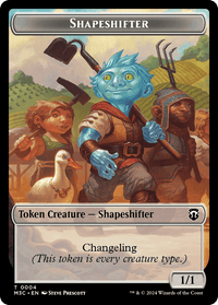 Shapeshifter (0004) // Copy Double-Sided Token [Modern Horizons 3 Commander Tokens] - POKÉ JEUX