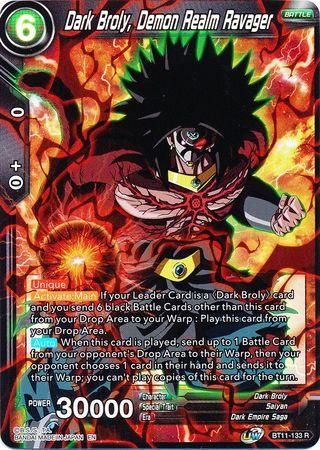 Dark Broly, Demon Realm Ravager (BT11-133) [Vermilion Bloodline 2nd Edition] - POKÉ JEUX