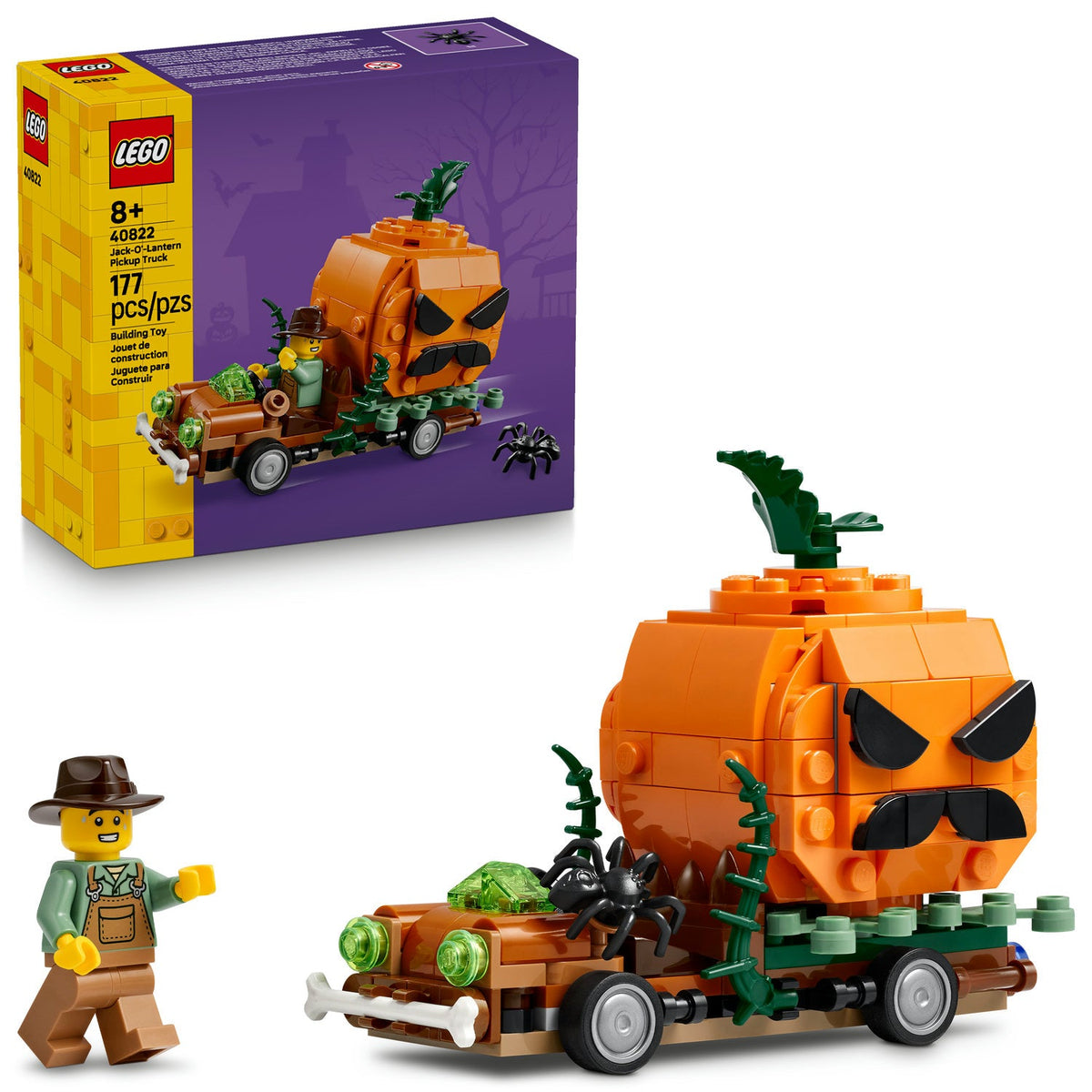 LEGO 40822 - SEASONAL - Jack-O'-Lantern Pickup Truck