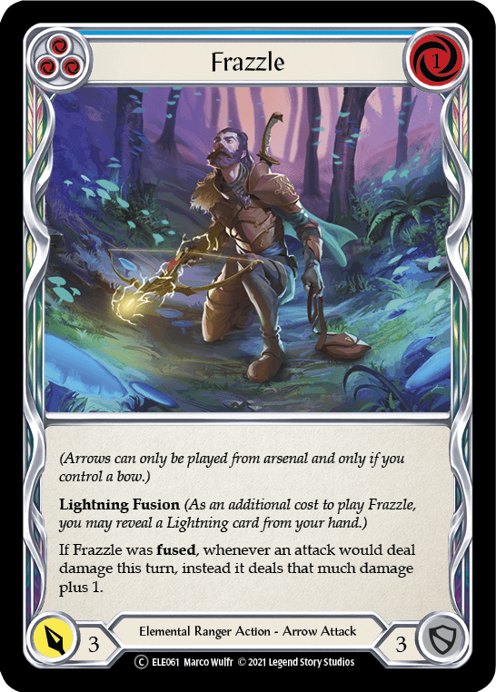 Frazzle (Blue) [U-ELE061] (Tales of Aria Unlimited) Unlimited Rainbow Foil - POKÉ JEUX