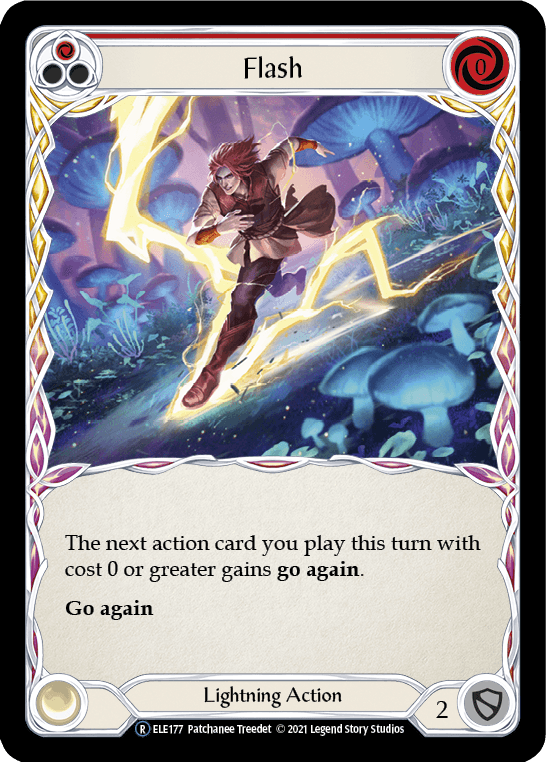 Flash (Red) [U-ELE177] (Tales of Aria Unlimited) Unlimited Rainbow Foil - POKÉ JEUX
