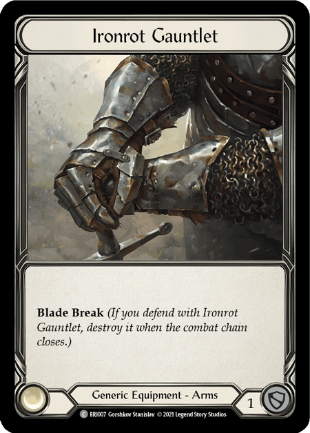 Ironrot Gauntlet [BRI007] (Tales of Aria Briar Blitz Deck) 1st Edition Normal - POKÉ JEUX