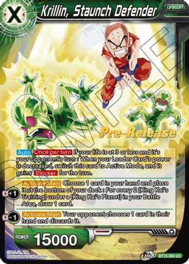 Krillin, Staunch Defender (BT15-064) [Saiyan Showdown Prerelease Promos] - POKÉ JEUX