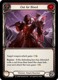 Out for Blood (Red) [U-CRU088] (Crucible of War Unlimited) Unlimited Normal - POKÉ JEUX