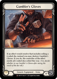 Gambler's Gloves [U-CRU179] (Crucible of War Unlimited) Unlimited Rainbow Foil - POKÉ JEUX