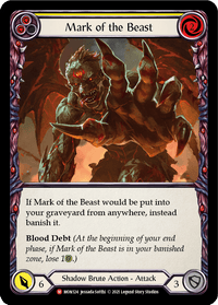 Mark of the Beast [MON124] (Monarch) 1st Edition Normal - POKÉ JEUX