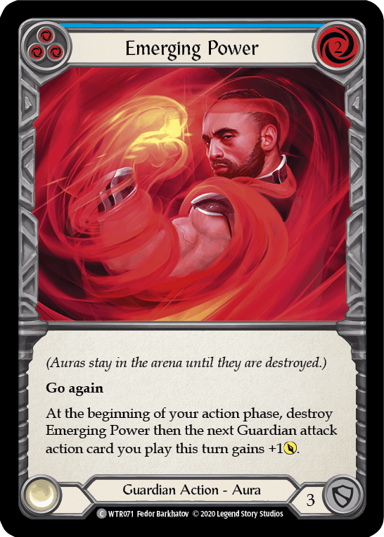 Emerging Power (Blue) [U-WTR071] (Welcome to Rathe Unlimited) Unlimited Rainbow Foil - POKÉ JEUX