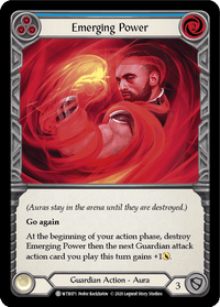 Emerging Power (Blue) [U-WTR071] (Welcome to Rathe Unlimited) Unlimited Rainbow Foil - POKÉ JEUX