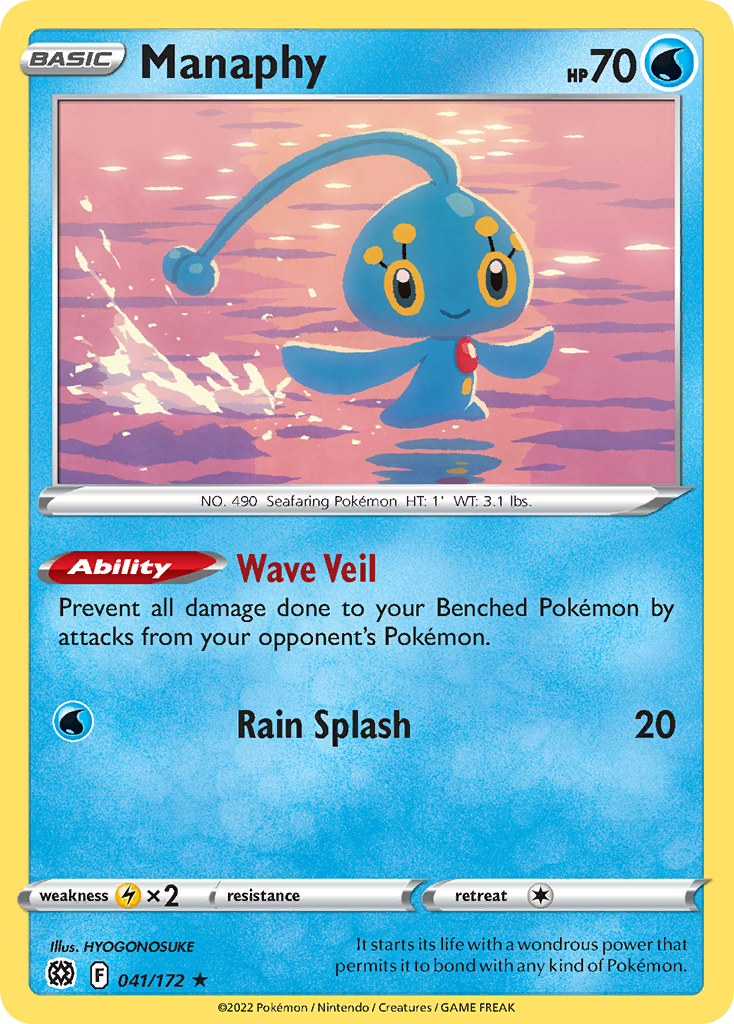 Manaphy (41) - Prize Pack Series Three Holofoil